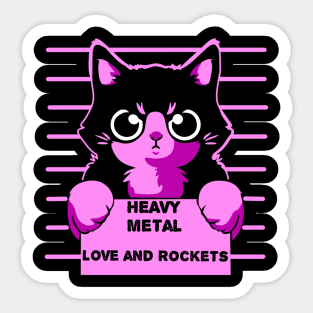 Love and rockets cats Sticker